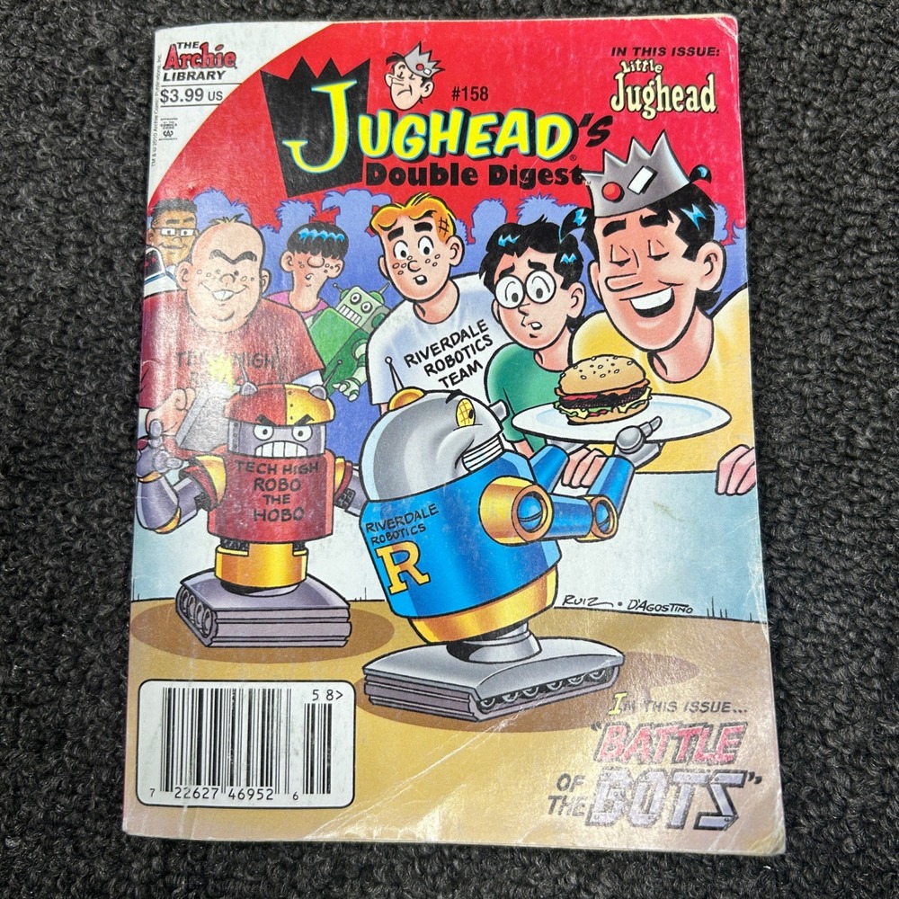 Archie Comics Jughead's Double Digest #158 May 2010 Battle of the Bots Good